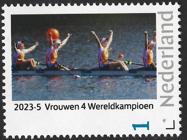 Netherlands 2023-5 Rowing: Women's 4 World Champion MNH