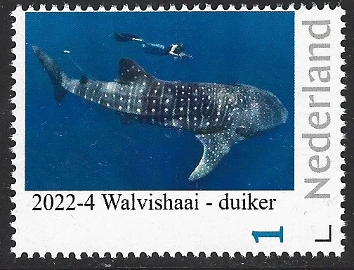 Netherlands 2022-4 Diver Whaleshark MNH