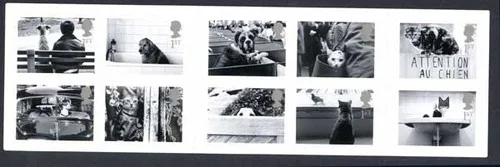 Großbritannien 2001 Hunde und Katzen 10er postfrisch/mnh