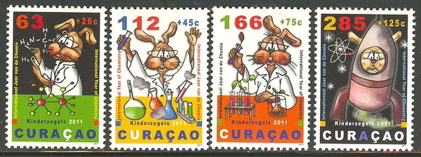 Curacao 54-57 Children's Stamps International Year of Chemistry 2011 MNH