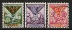 166-168 Children's Stamps, Provincial Coats of Arms 1925 used