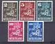 Nederland 556-560 Kerken in oorlogstijd 1950 postfris/mnh