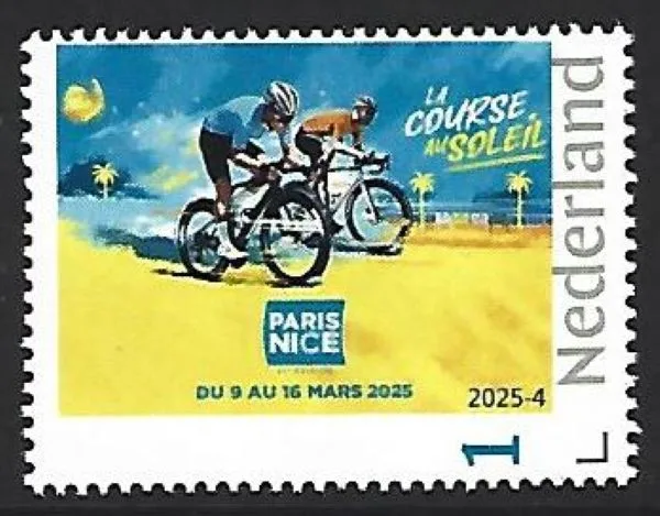 Nederland 2025-4 Wielrennen Cycling: Parijs-Nice Paris-Nice postfris/mnh