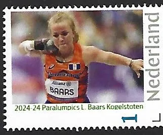 Netherlands 2024-24 Paralympics Lara Baars Shot Put MNH