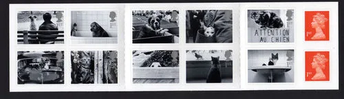Gr.Britain 2001 Honden en katten - Cats and dogs +2 extra zegels postfris/mnh