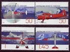 161-164 Aircraft-vliegtuigen 2005 postfris