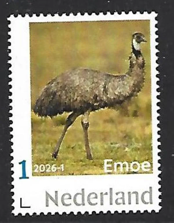 Netherlands 2026-1 Bird: Emu MNH