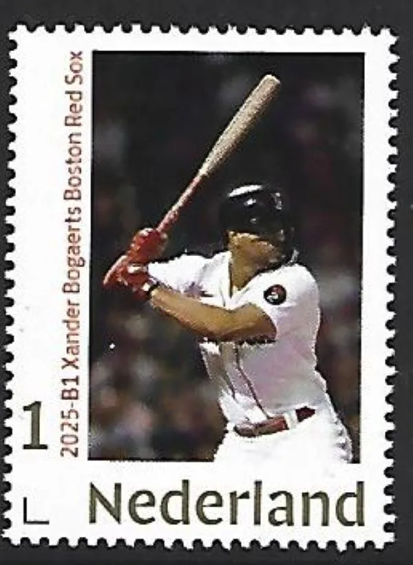 Netherlands 2025-B1 Baseball: Xander Bogaerts Red Sox MNH