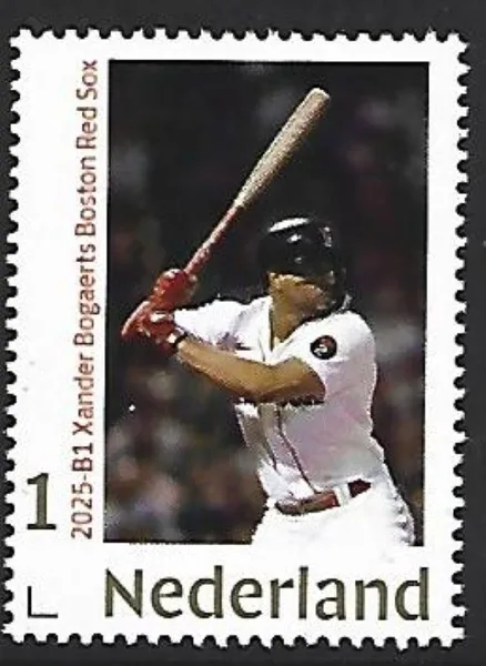 Nederland 2025-B1 Honbkbal Baseball: Xander Bogaerts Red Sox postfris/mnh