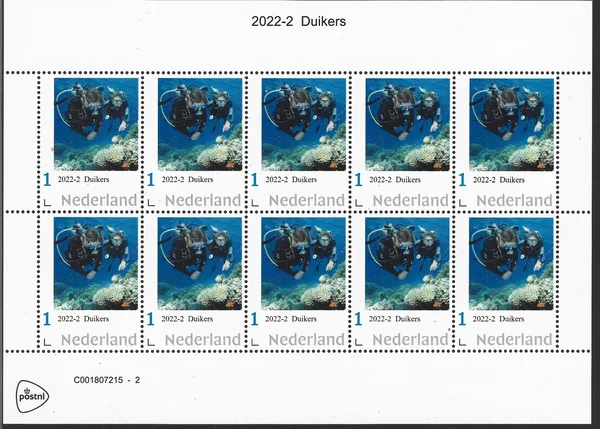 Netherlands 2022-2 Diverse sheetlet MNH
