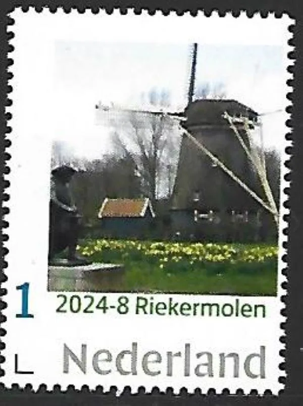 Nederland 2024-8 Molen windmill De Bloem Amsterdam postfris/mnh