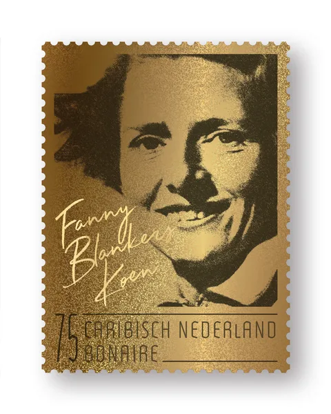 Bonaire 2023 Fanny Blankers-Koen 5x Gold 1948 Olympics GOLD STAMP IN BOX MNH