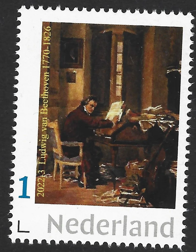 Niederlande 2022-3 Ludwig van Beethoven 1770-1826 Klavier Celestien postfrisch/mnh