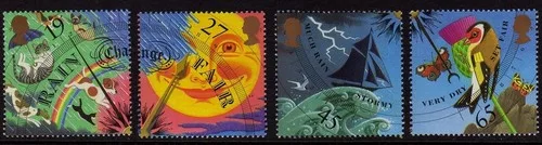 Gr.Britain 2001 Meteorology 4w postfris/mnh