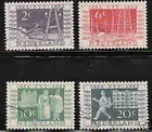 588-591 Jubileumzegels 1952 gestempeld