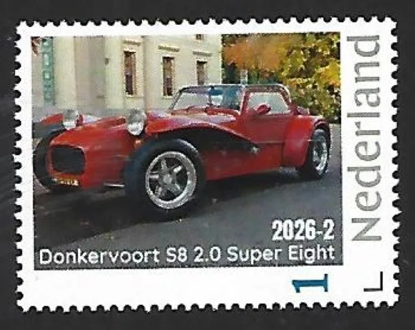 Netherlands 2026-2 Auto Car Oldtimer: Donkervoort S8 2.0 Super Eight MNH