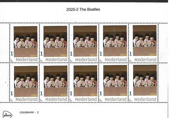 Netherlands 2025-2 The Beatles sheetlet MNH