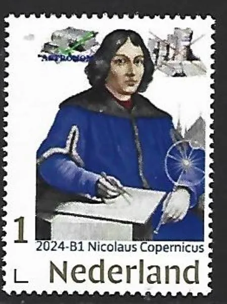 Netherlands 2024-B1 Nicolaus Copernicus GOLD 1 STAMP 2024 MNH