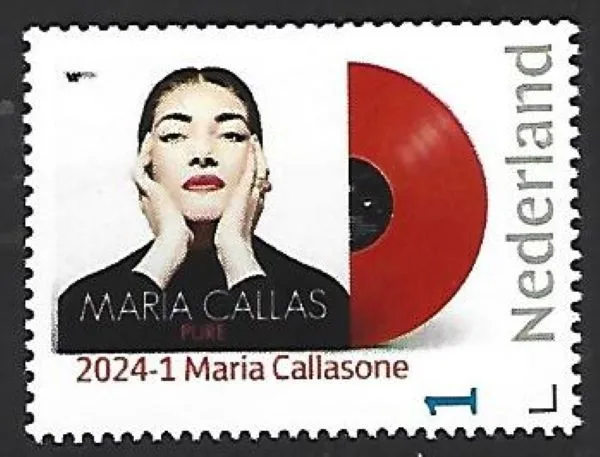 Niederlande 2024-1a Maria Callas 1923-1977 Blocklet postfrisch/mnh