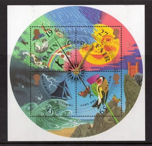 Großbritannien 2001 Meteorologie Block postfrisch/mnh