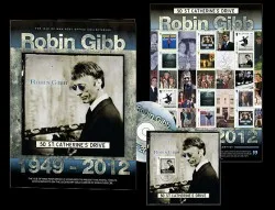 Isle of Man 2013 Robin Gibb Bee Gees special sheetlet + DVD in Folder MNH
