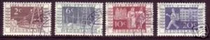 592-595 Exhibition stamps I.T.E.P. 1952 used