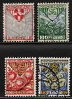 199-202 Children's stamps, provincial coats of arms 1926 used