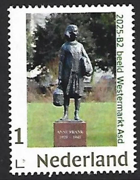 Netherlands 2025-B2 Anne Frank: Statue Merwedeplein Amsterdam MNH