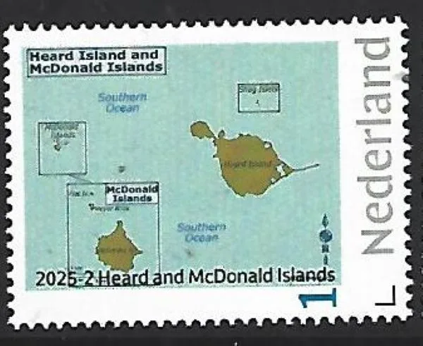 Netherlands 2025-2 Island: Heart and McDonald Islands Antarctica MNH/never hinged