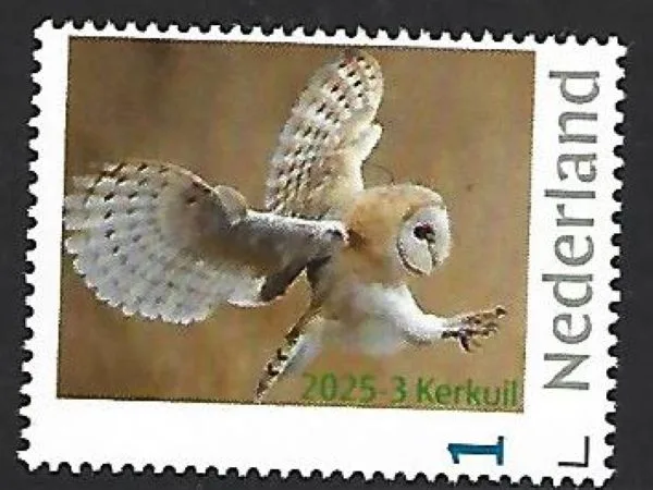 Netherlands 2025-3 Owl Barn Owl MNH