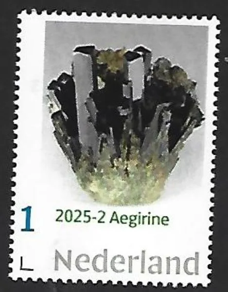 Netherlands 2025-2 Minerals; Aegirine MNH