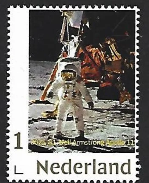 Netherlands 2025-B1 Space: Neil Armstrong Apollo XI 1969 MNH