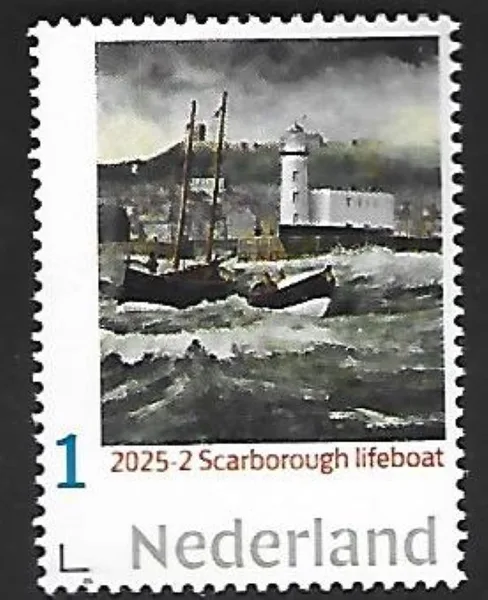 Netherlands 2025-2 Ship Ship Lifeboat lighthouse Scarborough GBR MNH