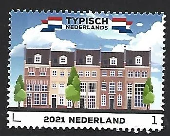Niederlande 2021 Typisch Niederlande Reihenhäuser 3928 postfrisch