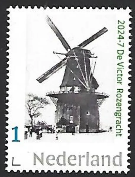 Nederland 2024-7 Molen Windmill: De Victor Amsterdam postfris/mnh