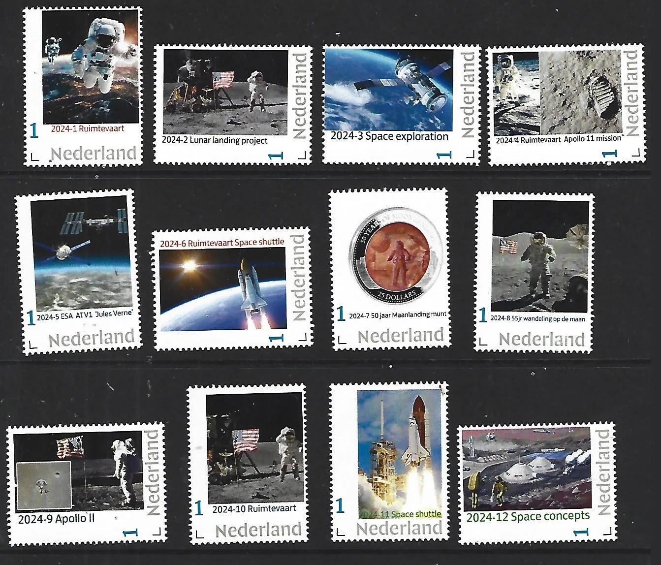Netherlands 2024 Space yearset MNH