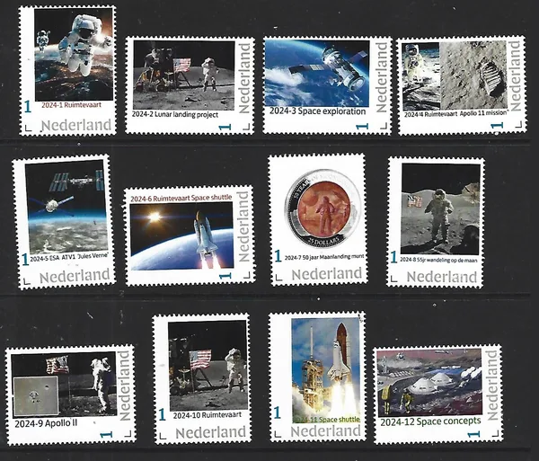 Nederland 2024 Ruimtevaart Space yearset postfris/mnh