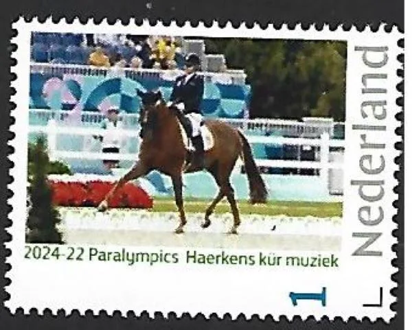Netherlands 2024-22 Paralympics D Haerkens freestyle to music Dressage MNH