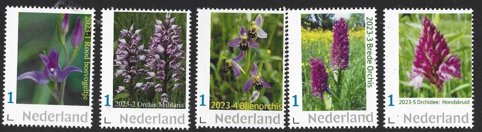 Niederlande 2023 Orchideen Jahressammlung Satz postfrisch/ungebraucht
