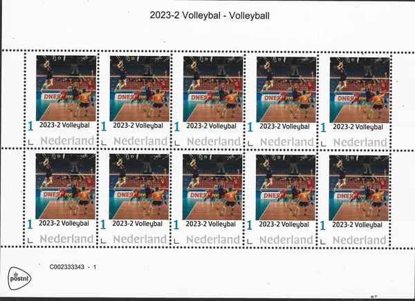 Netherlands 2023-2 Volleyball sheet-sheetlet MNH