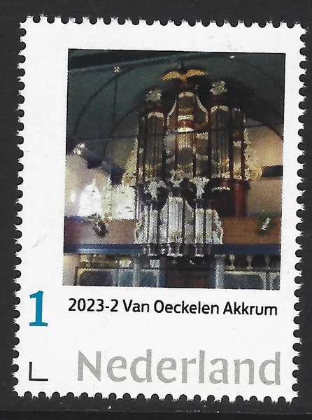 Nederland 2023-2 Orgel - Organ: van Oeckelen Akkrum postfris/mnh