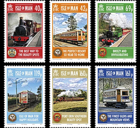 Isle of Man 2013 Trains - Manx Railways MNH