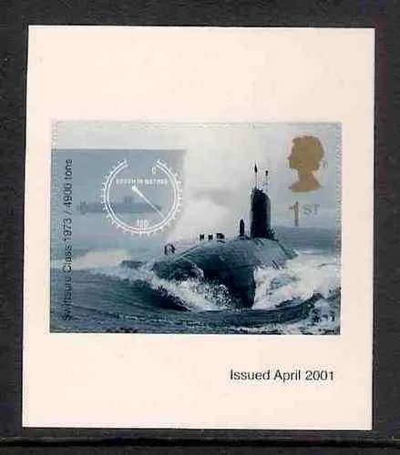 Gr.Britain 2001 onderzeeboten - submarines zelfklevend postfris/mnh