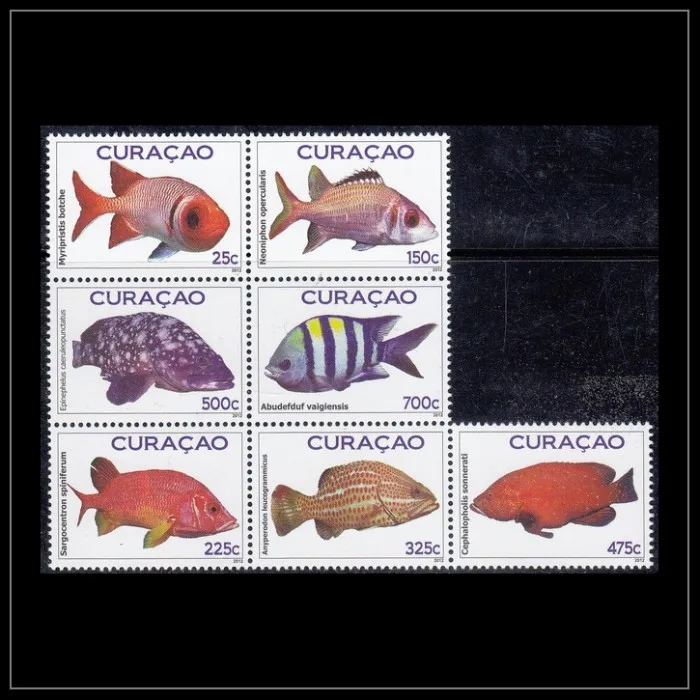 Curacao 66-72 Vissen 2012 postfris/mnh