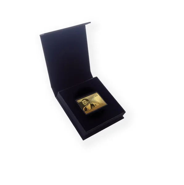 Bonaire 2023 10 years King Willem-Alexander GOLD STAMP in BOX MNH