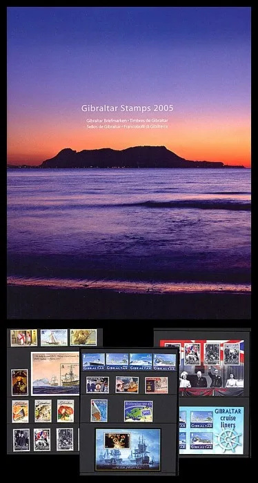 GIBRALTAR 2005 COLLECTION ANNUELLE POSTFRIS