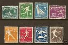 212-219 Olympische spelen Amsterdam 1928 gestempeld