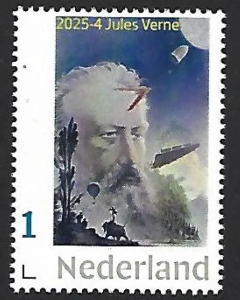 Nederland 2025-4 Jules Verne postfris/mnh
