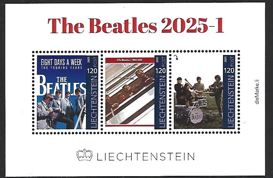 Liechtenstein 2025-1 The Beatles postfrisch/ungebraucht