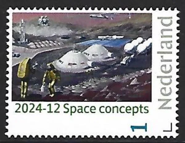 Nederland 2024-12 Ruimtevaart Space: Space concepts postfris/mnh